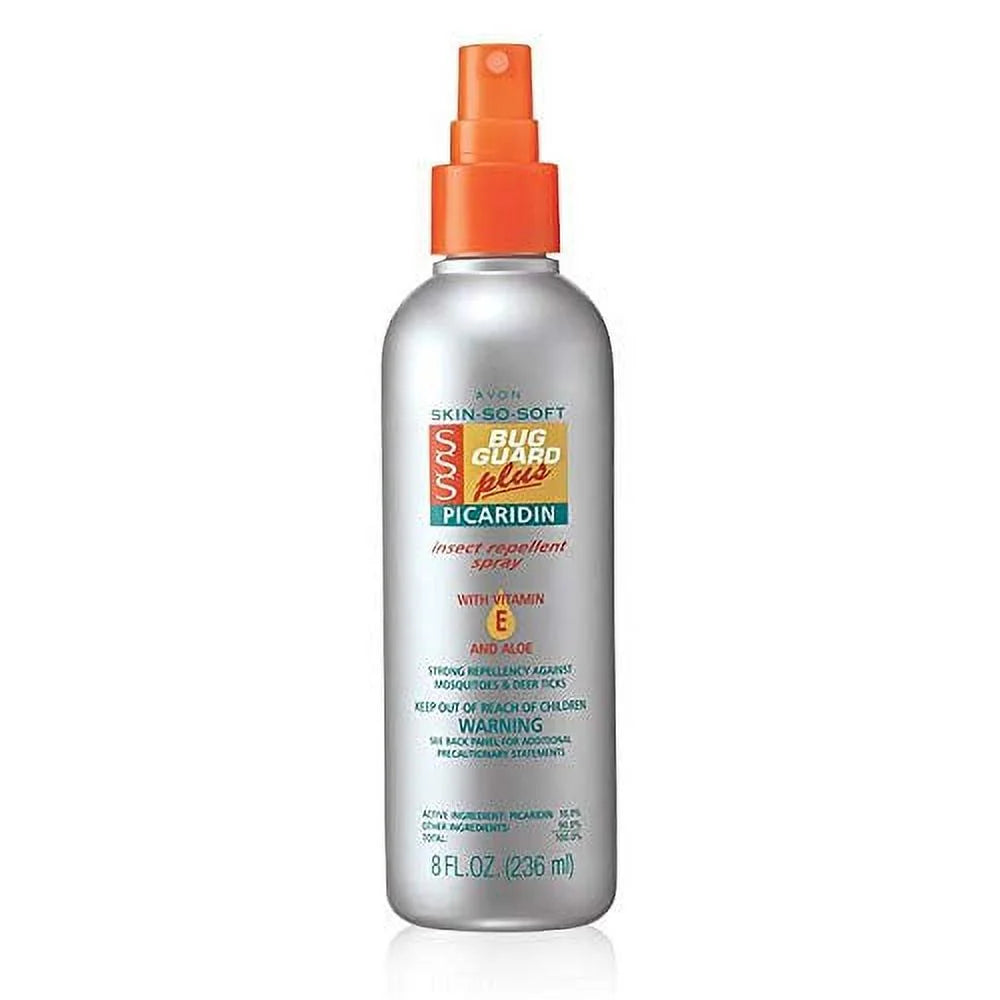 **AVON Skin So Soft Bug Guard Plus Picaridin Insect Repellent Spray - Bonus Size 8 oz**